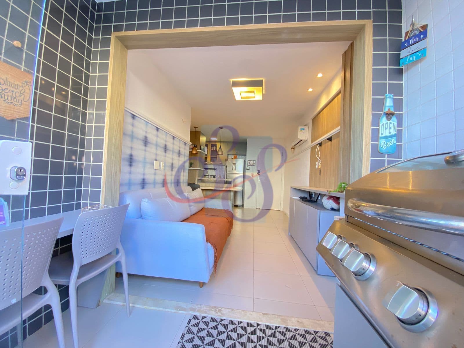 Apartamento térreo e mobiliado no Porto das Dunas!
