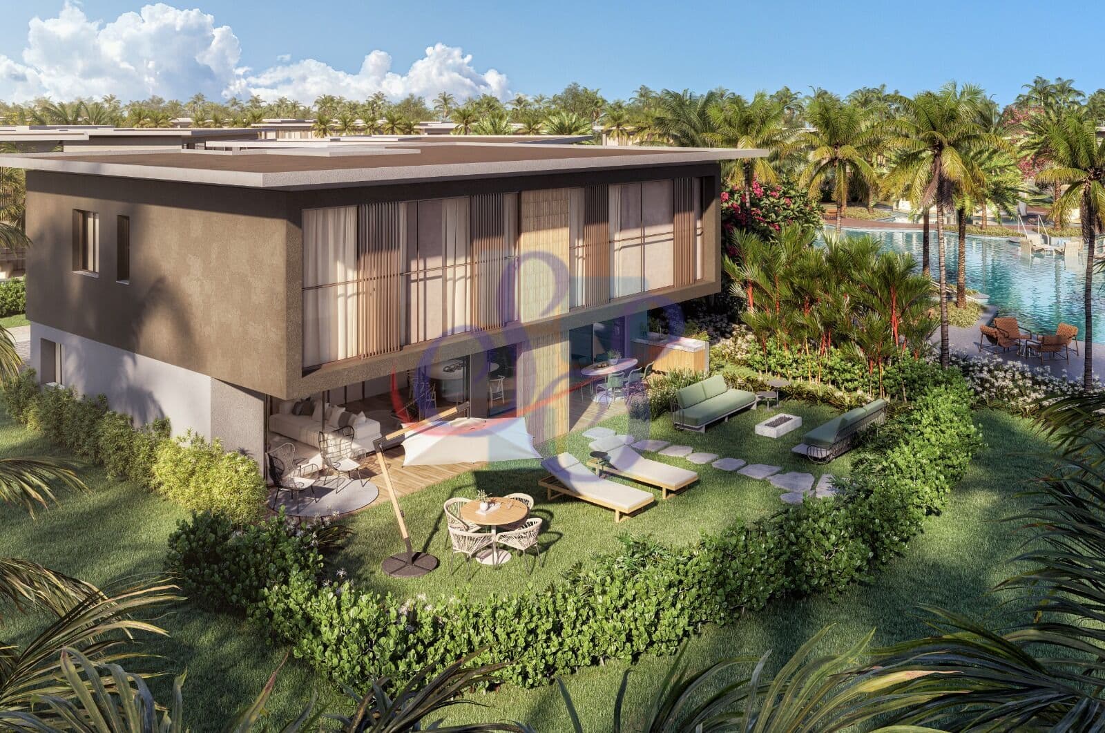 Ocean Garden Cumbuco - Casa de alto padrão, pé na areia com 3 suítes.