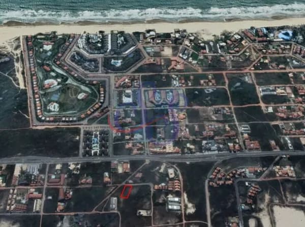 Terreno com 1.250m² com vista para o mar no Porto das Dunas