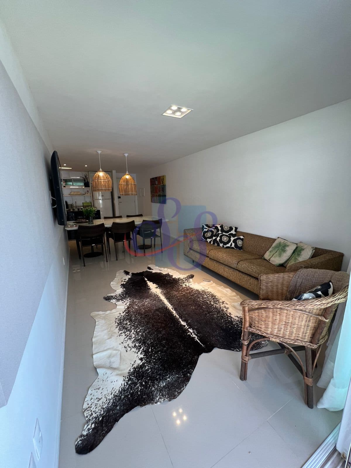 Apartamento, térreo mobiliado e nascente no Solarium - Porto das Dunas.