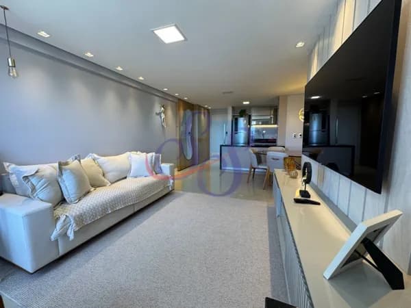 Apartamento mobiliado e com vista mar no bairro Cocó