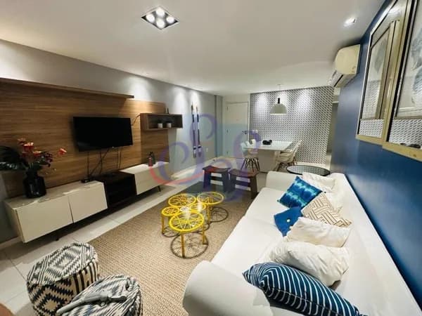 Lindo apartamento mobiliado no Golf Ville Resort Porto das Dunas