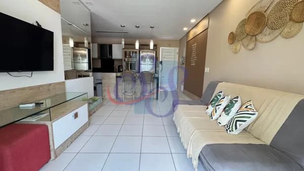 Apartamento mobiliado no Porto das Dunas! Lazer completo no Beach Living.