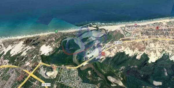 Amplo terreno com 7.500m² em excelente localização no Porto das Dunas.