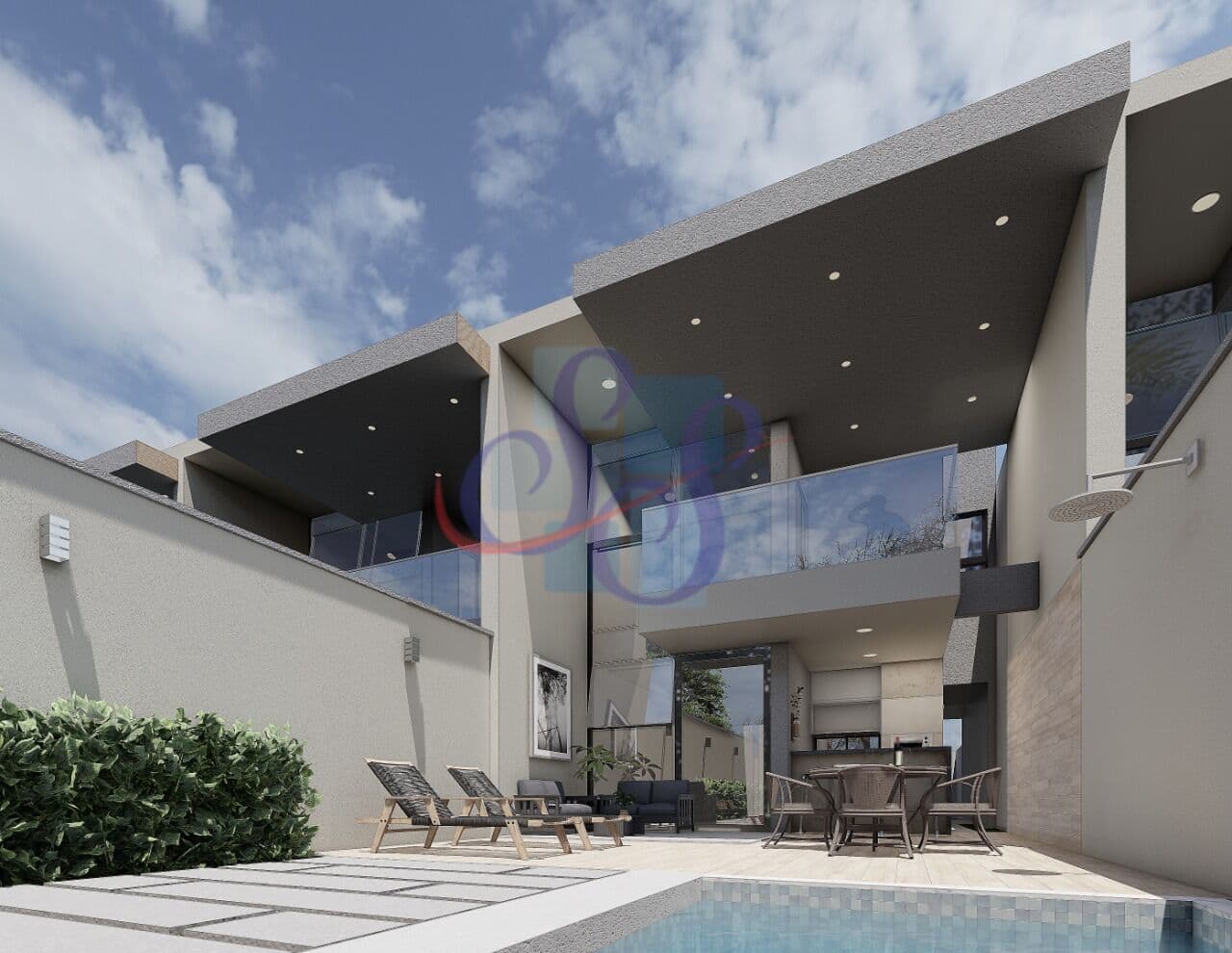 Linda casa com 4 suítes com excelente localização em Eusébio - Creta Residence