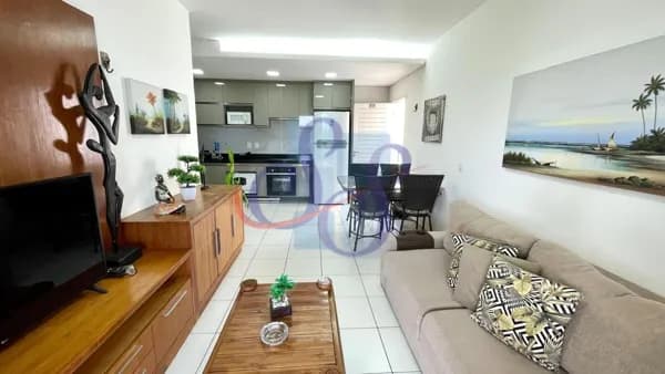 Apartamento porteira fechada no Beach Living - Porto das Dunas.