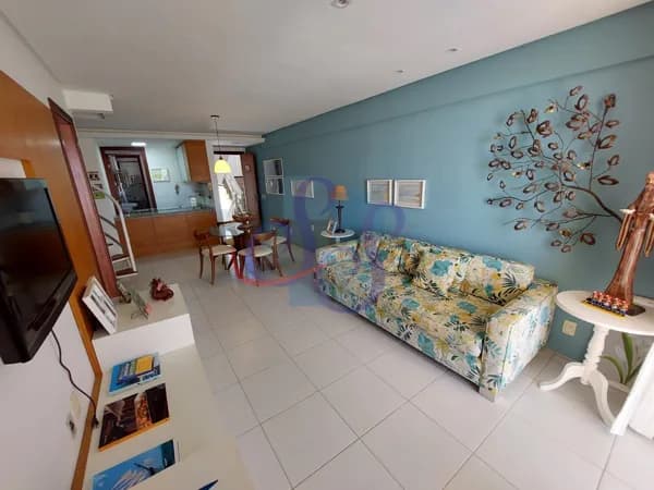 Linda cobertura duplex vista mar no Portamaris Resort
