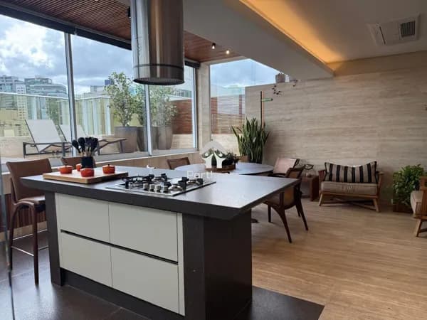 Cobertura de luxo 3 Quartos, 3 Suítes, 280m2, Vista Panorâmica Cinematográfica, Lazer e Gourmet Diferenciados na Vila da Serra