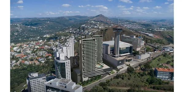 Apartamento de Alto Luxo, 2 Suítes, 76 m2, Andar muito Alto, Vista Panorâmica para a cidade, 2 vagas, DCE, Lazer Excepcional no Vila da Serra, Nova Lima, MG.