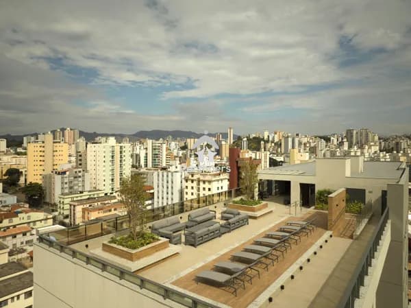 Sofisticada Área Privativa, 2 Quartos, Suíte, 71,45m2 (62,24 m2 Interno + 9,21m2 Externo), Lazer e Gourmet no Pilotis e no Rooftop, no Coração da Cidade Nova