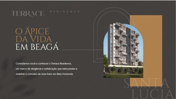 No Santa Lúcia/BH, Coberturas de 3 e 4 quartos - 224 e 303m² – Em construção, entrega em 2024.