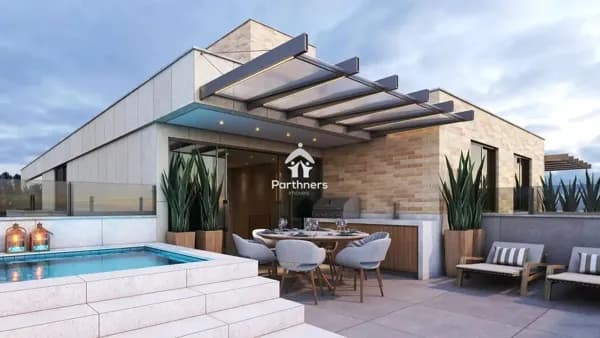 Charmosa Cobertura Duplex, 3 Quartos, Suíte, 140,85m2 (105,25 m2 Interno + 35,6 m2 Externo), Lazer e Gourmet na Medida Certa, no Melhor Ponto da Cidade Nova