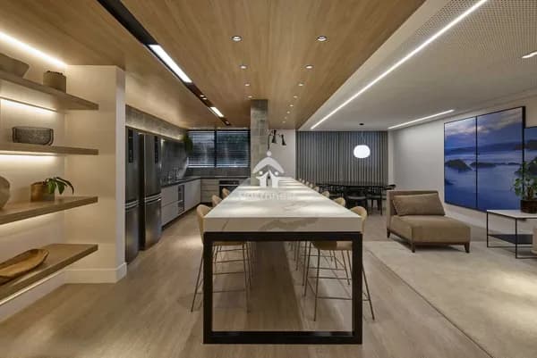 Charmoso Apto 3 Quartos, 2 Suítes, 76,40m2, Armários e Iluminação, Algumas Unidades com Armários e Projeto Luminotécnico - Gourmet no Coração do Santo Agostinho