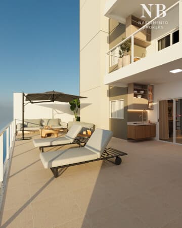 Temos uma ótima novidade para quem busca um apartamento com espaço externo amplo!
