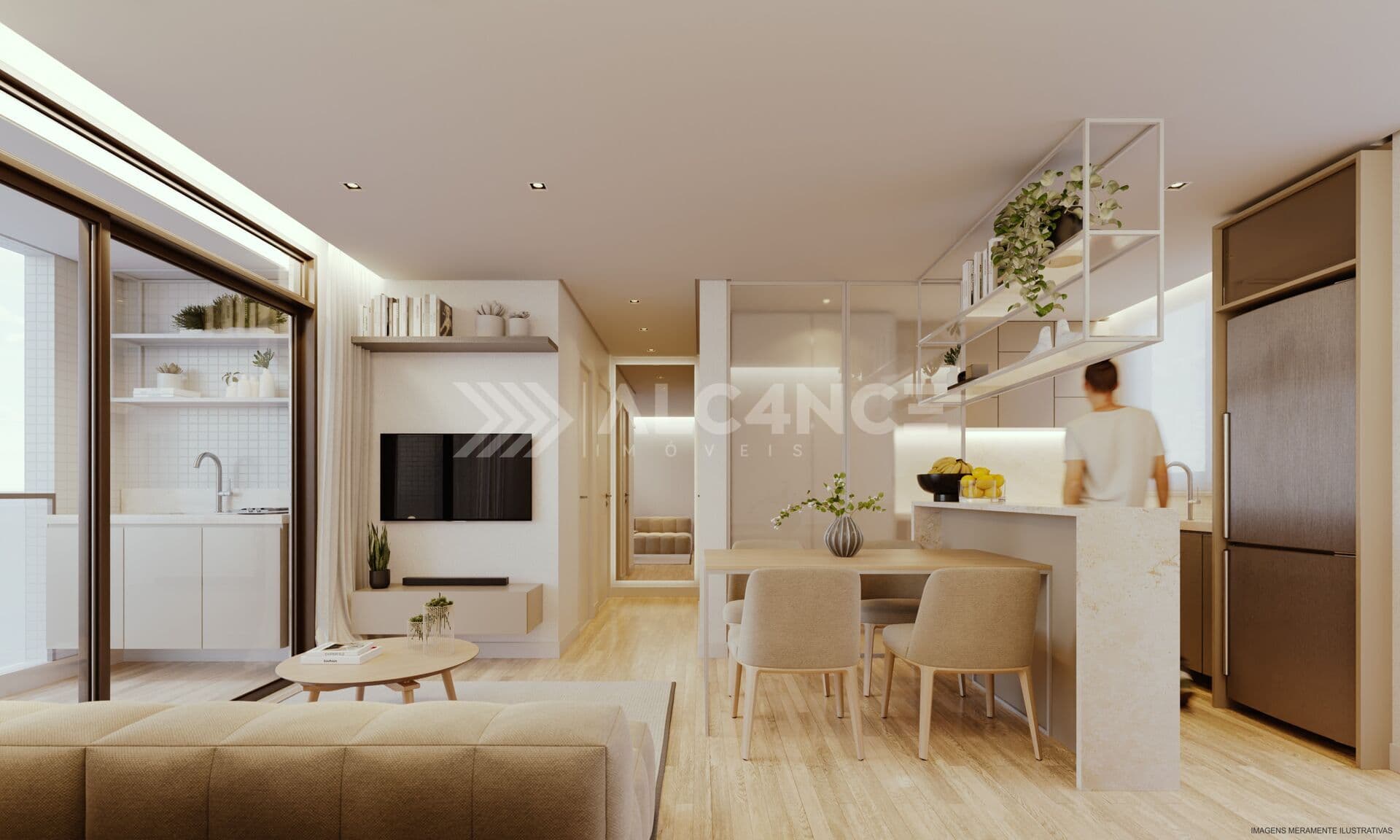 Apto - 2 Quartos - 1 Suíte - 59,53 m² - Ponta de Matos, Cabedelo/PB