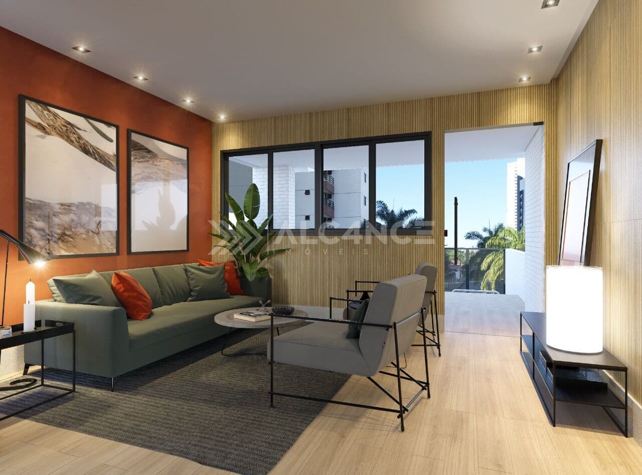Apto - 2 Quartos - 1 Suíte - 52,32 m² - Brisamar, João Pessoa/PB.