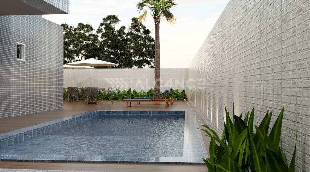 Apto - 3 Quartos - 1 Suíte - 73,82 m² - Ponta de Campina, Cabedelo/PB