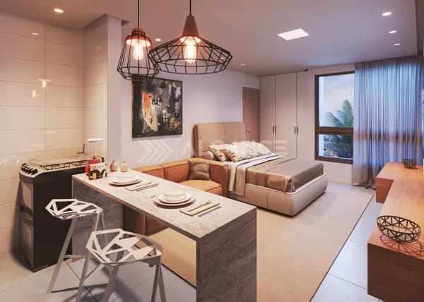 Apto - 3 Quartos - 1 Suíte - 77 m² - Ponta de Campina, Cabedelo/PB
