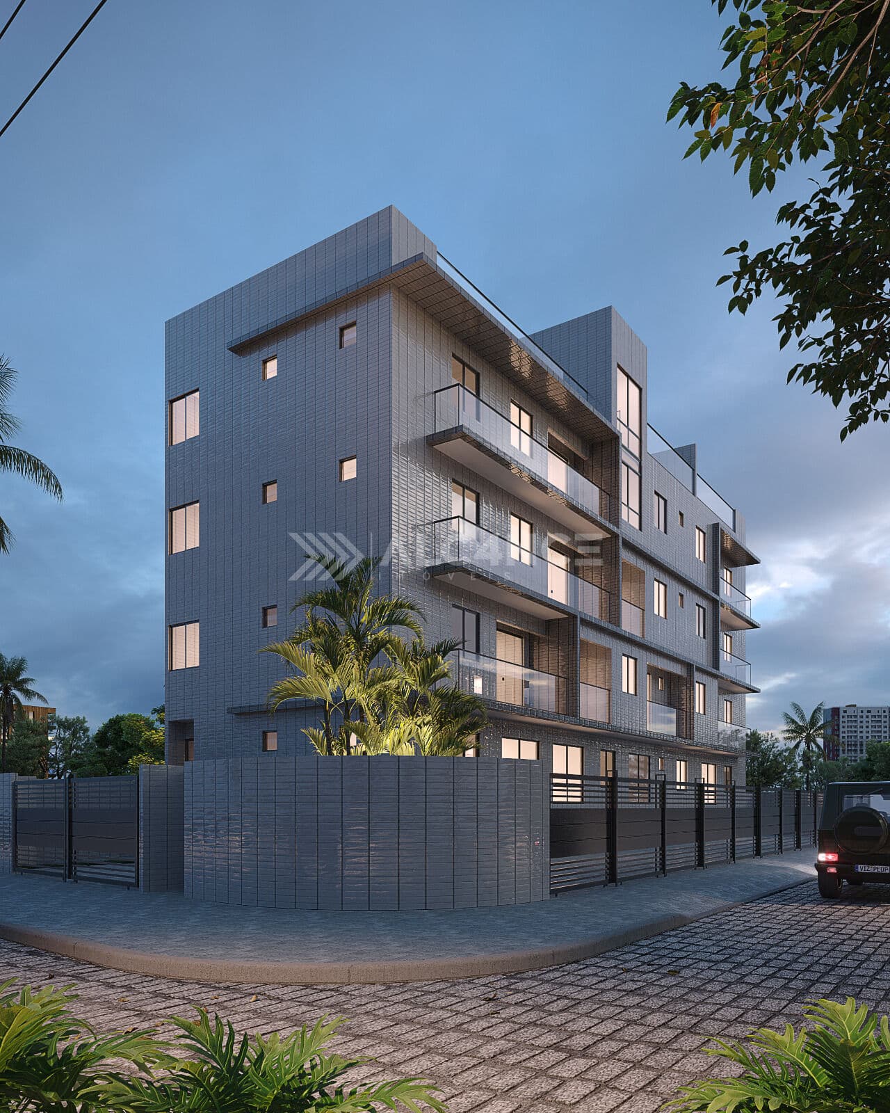 Apto - 3 Quartos - 1 Suíte - 77,29m² - Manaíra, João Pessoa/PB