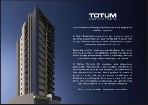 lançamento apartamneto no bairro Centro.