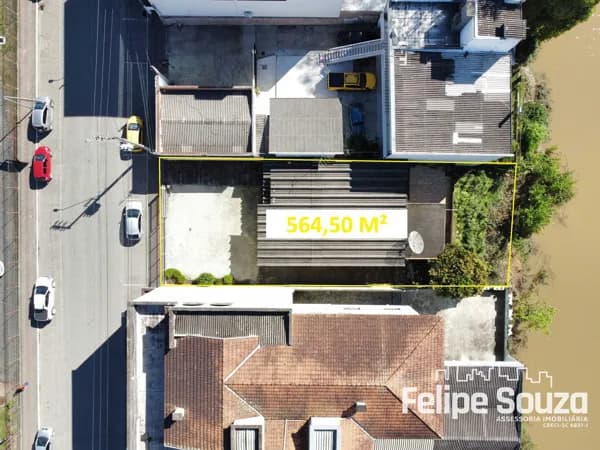 TERRENO COM POTENCIAL COMERCIAL NO CENTRO DE TAIÓ – LOCALIZAÇÃO PRIVILEGIADA NA PRINCIPAL RUA DA CIDADE!
