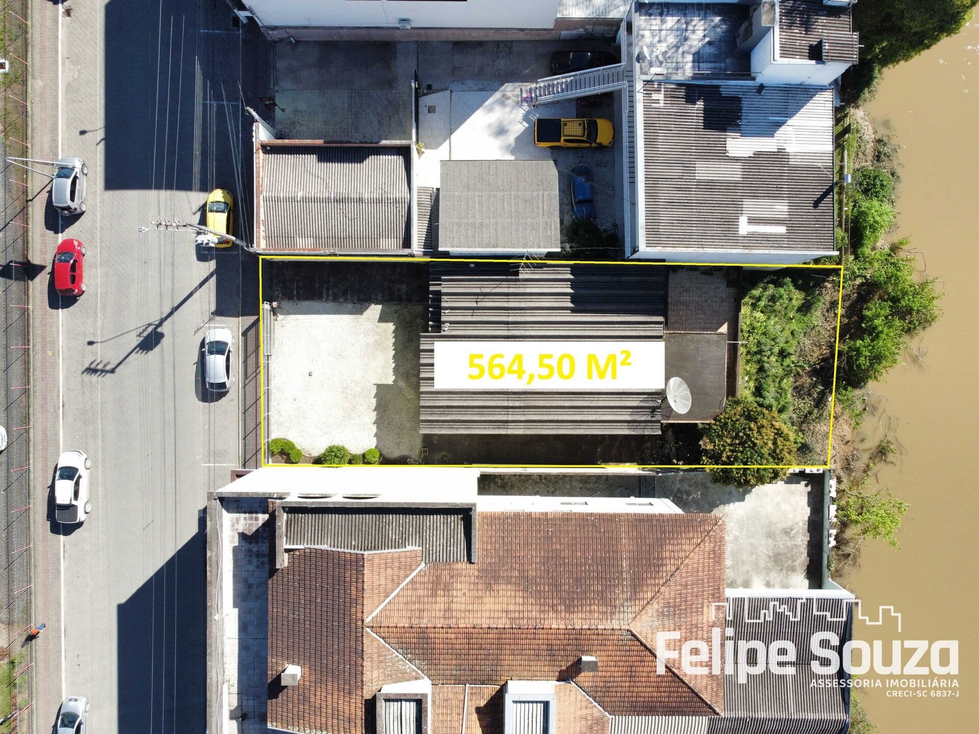 TERRENO COM POTENCIAL COMERCIAL NO CENTRO DE TAIÓ – LOCALIZAÇÃO PRIVILEGIADA NA PRINCIPAL RUA DA CIDADE!