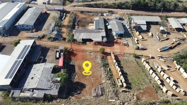 Terreno no distrito industrial para locação