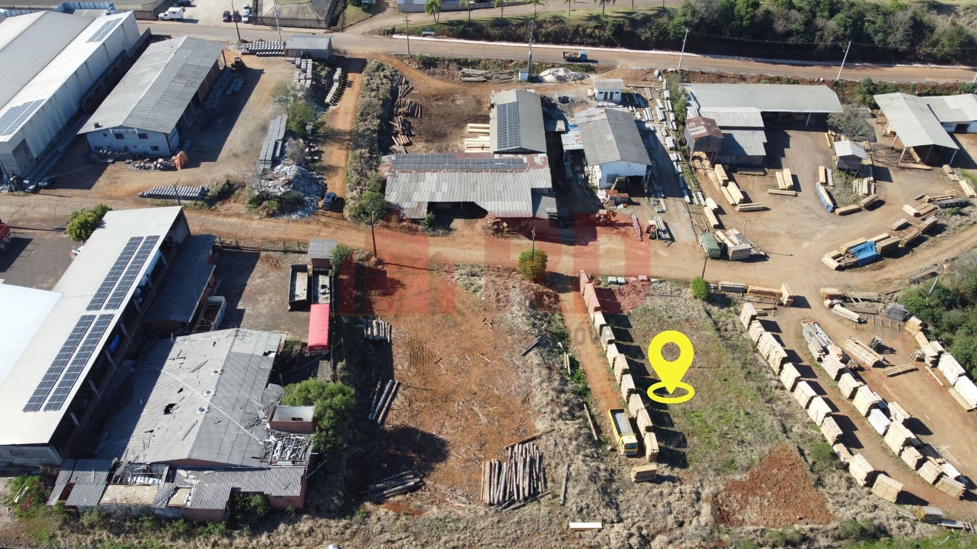 Terreno no distrito industrial para locação