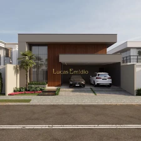 Casa Linear de alto padrão à venda no bairro Jardim Califórnia em Patos de Minas!