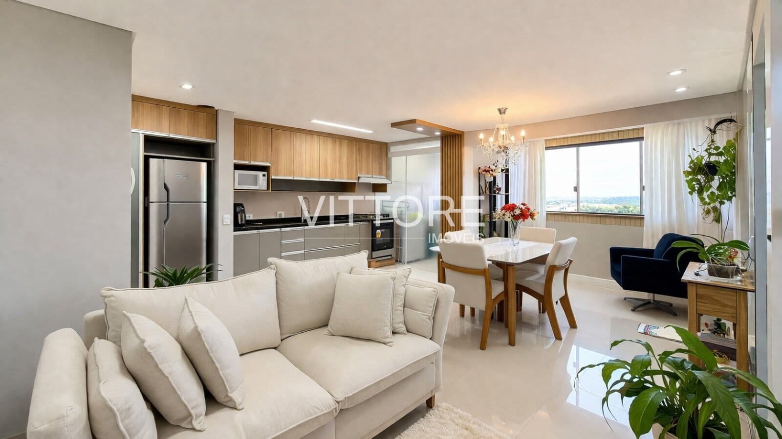 Apartamento 67,11m² - 02 dormitórios - Centro - São José dos Pinhais