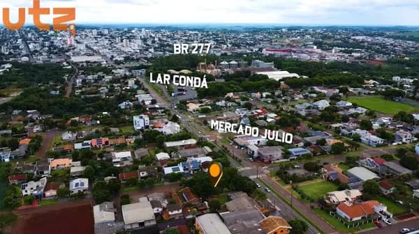 Terreno comercial de esquina na Av. Brasília em Medianeira - PR