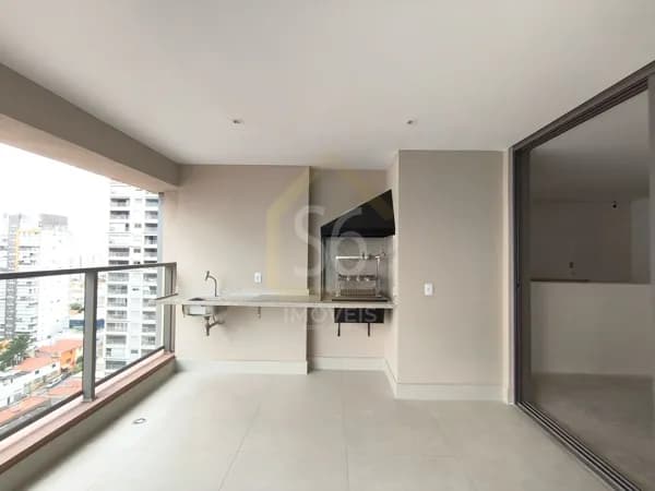 Apartamento de 141m² com varanda gourmet, 3 suítes, 2 vagas de garagem