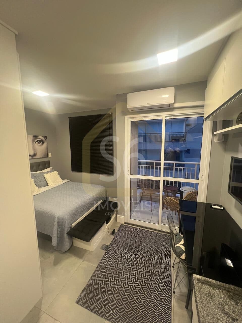 Apartamento Studio de 1 dormitório, mobiliado à venda na Bela Vista SP