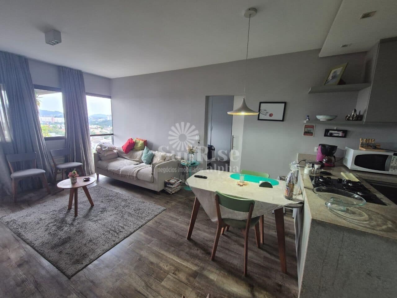 Apartamento Locação Alphaville - 1 suíte - 62m² por R$6.000 pacote - Barueri/SP