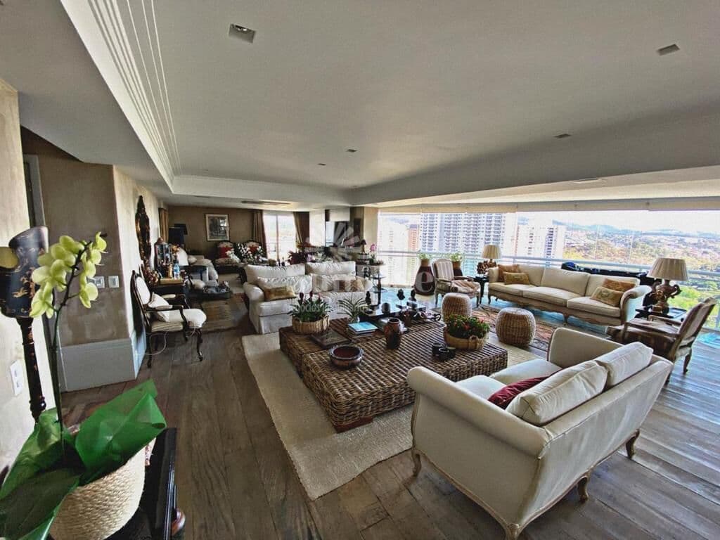 Apartamento a venda 4 dormitórios mobiliado, 261 m², Alphaville R$3.300.000 - Green Valley, Barueri/SP