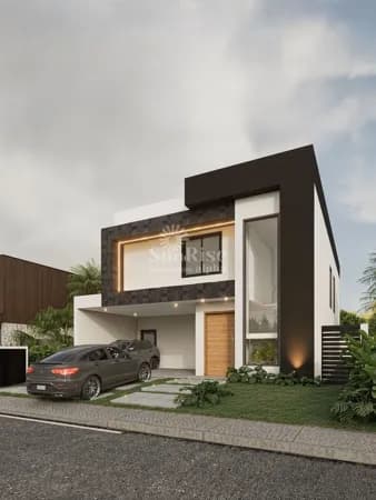 Casa alto padrão nova à venda em Alphaville 5 com 4 suítes e 4 vagas | 360m² AT - 330m² AC - R$3.900.000 | Santana de Parnaíba/SP