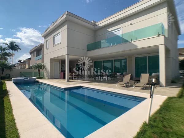 Casa espetacular Alphaville Conde | 4 suítes - elevador - esquina | 700m² - garagem subterrânea - R$10.900.000