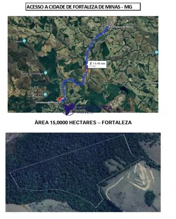 Fazenda/Sítios/Chácaras em Fortaleza de Minas - Centro