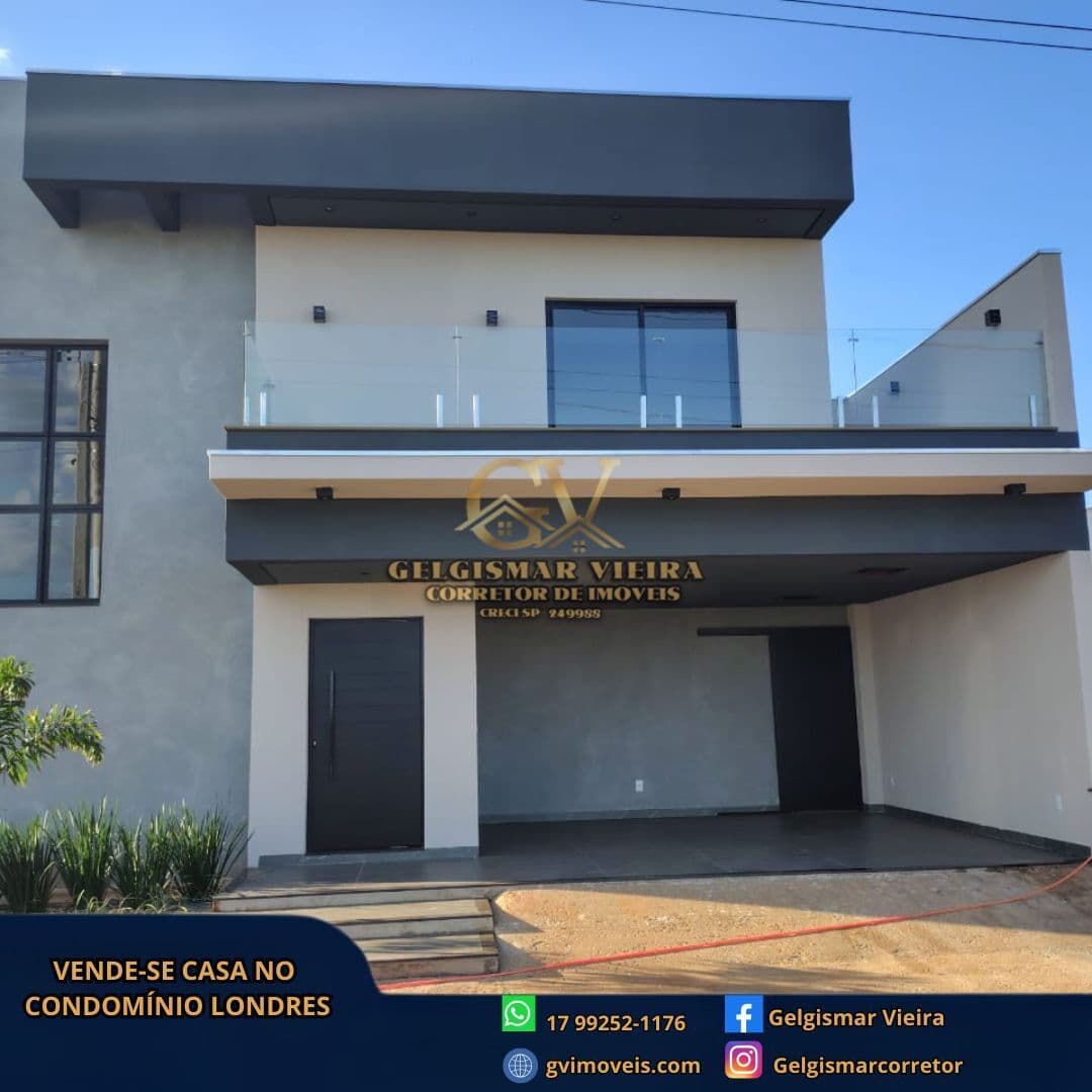 🏡 VENDE-SE CASA NO CONDOMÍNIO LONDRES - BEBEDOURO - SP 🏡