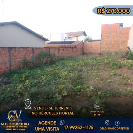 🏡 VENDE-SE TERRENO MO HÉRCULES HORTAL - BEBEDOURO - SP 🏡