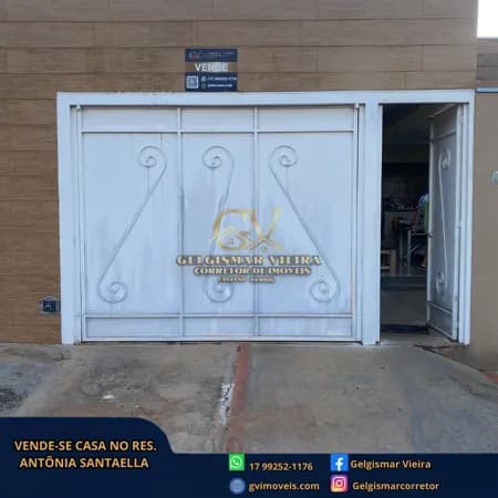 🏡VENDE-SE CASA NO RES. ANTÔNIA SANTAELLA - BEBEDOURO - SP🏡