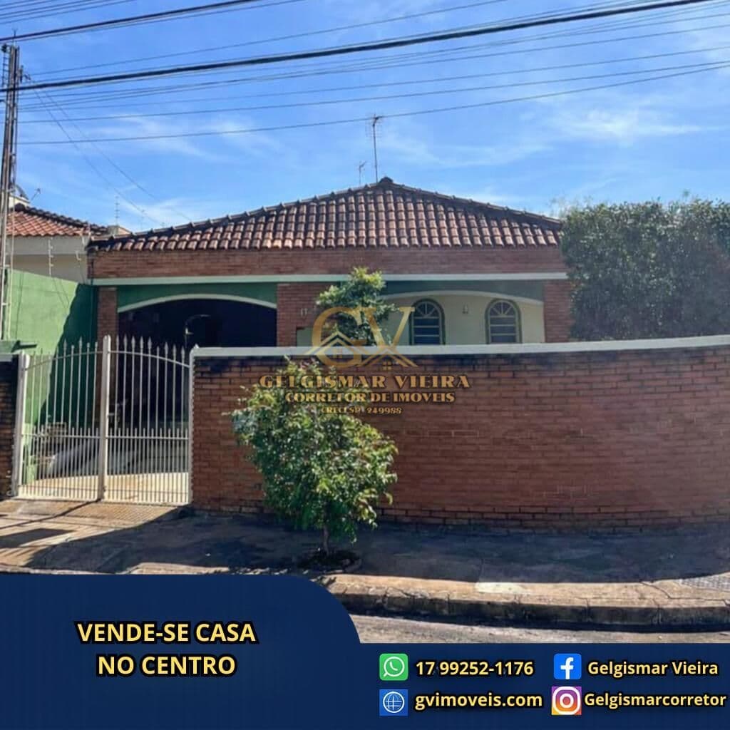 🏡 VENDE-SE CASA NO CENTRO – BEBEDOURO - SP 🏡
