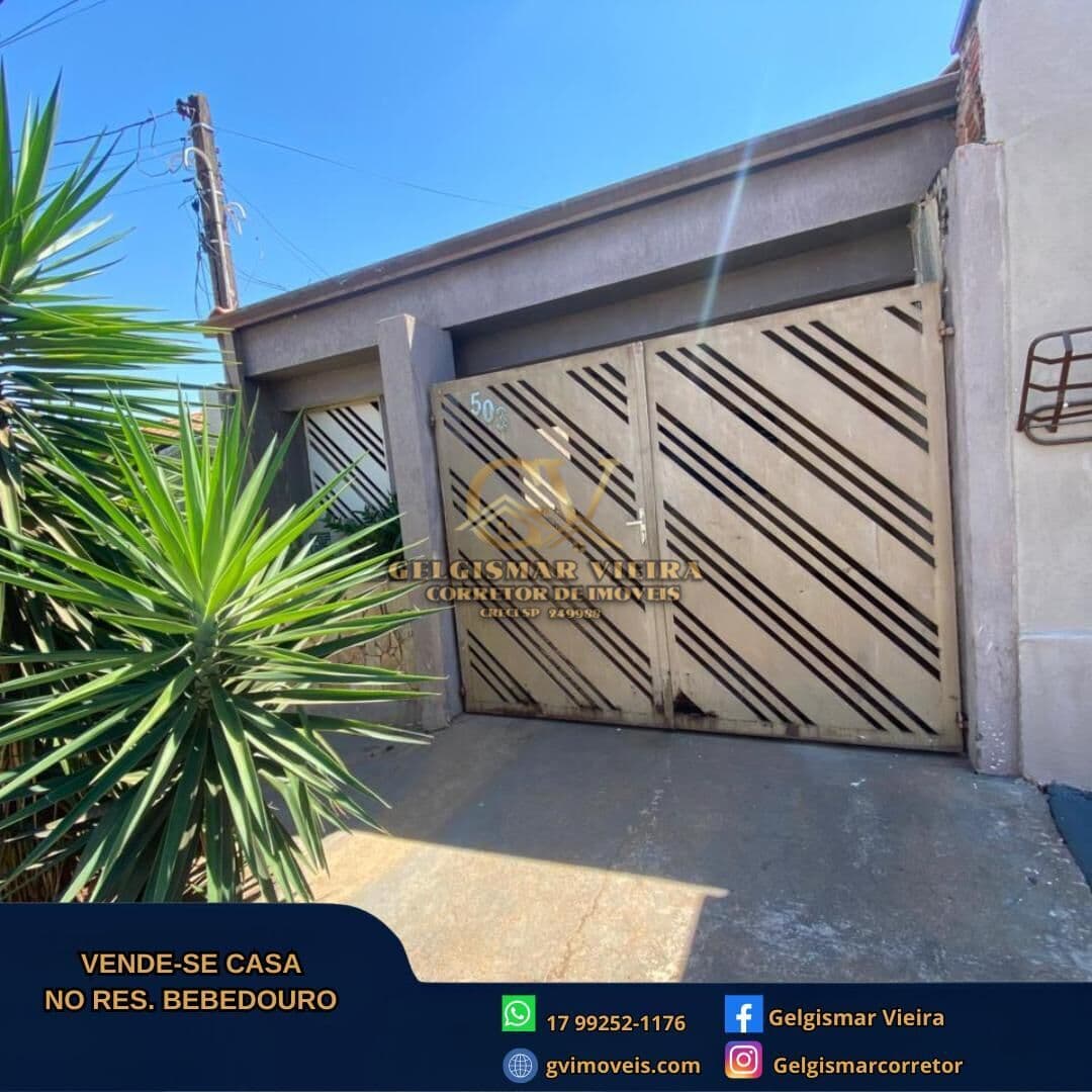 🏡 VENDE-SE CASA NO RES. BEBEDOURO — BEBEDOURO - SP 🏡