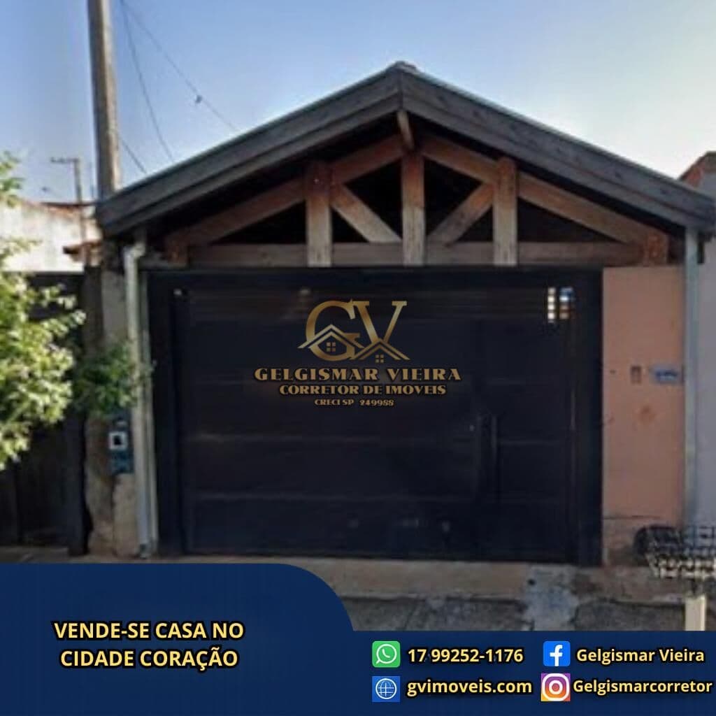 🏡 VENDE-SE CASA NO CIDADE CORAÇÃO — BEBEDOURO — SP 🏡
