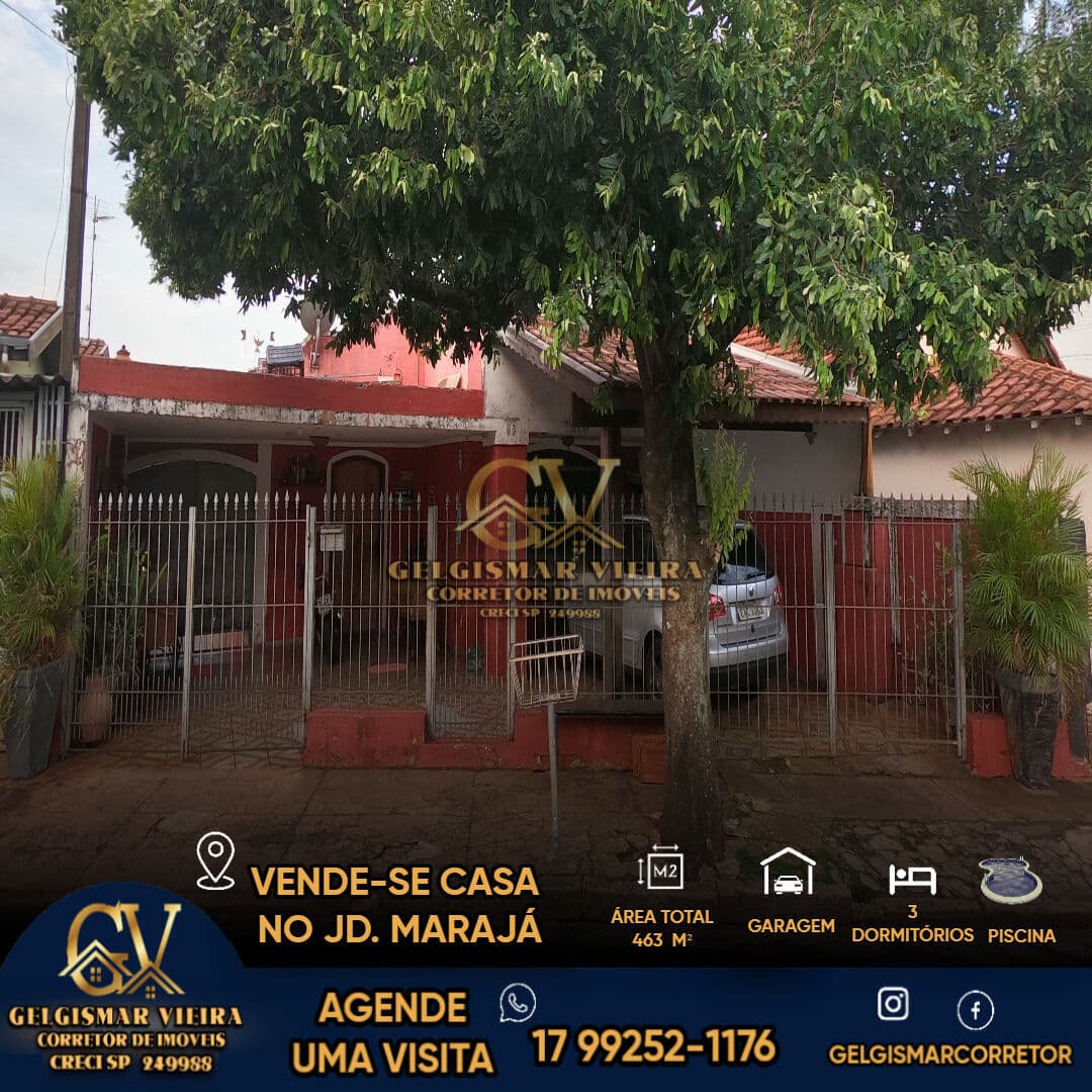 🏡 VENDE-SE CASA NO JD.MARAJÁ — BEBEDOURO 🏡