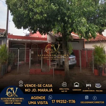 🏡 VENDE-SE CASA NO JD.MARAJÁ — BEBEDOURO 🏡