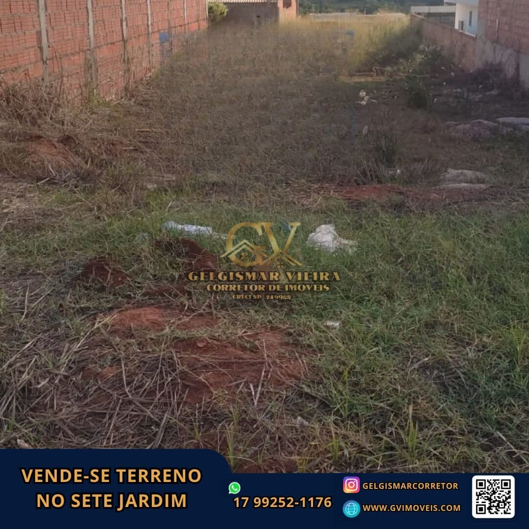 🏡 VENDE-SE TERRENO NO SETE JARDIM — BEBEDOURO 🏡