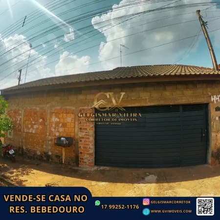 🏡 VENDE-SE CASA NO RES. BEBEDOURO — BEBEDOURO 🏡