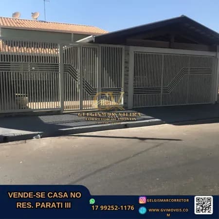 🏡 VENDE-SE CASA NO RES. PARATI III -BEBEDOURO - SP 🏡