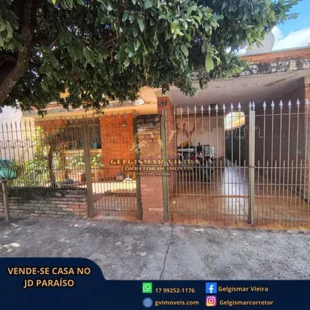 🏡 VENDE-SE CASA NO JD PARAÍSO - BEBEDOURO - SP 🏡